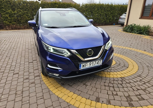 Nissan Qashqai cena 74500 przebieg: 131500, rok produkcji 2019 z Węgorzyno małe 466